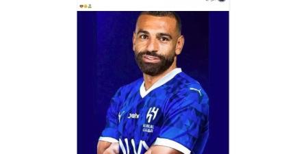 هل انتقل النجم المصري للهلال ؟..تركي آل الشيخ ينشر صورة محمد صلاح بالقميص الأزرق - اليوم الإخباري