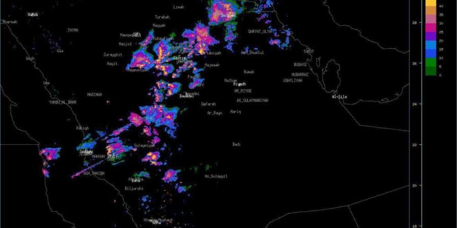 عاجل الأرصاد تحذر من أمطار غزيرة على عدة مناطق بالمملكة وسط مراقبة مستمرة من 19 رادار - اليوم الإخباري