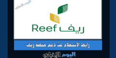 رابط منصة ريف تسجيل الدخول reef login الاستعلام عن دعم برنامج ريف